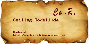 Csillag Rodelinda névjegykártya